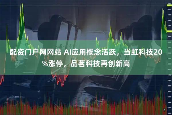 配资门户网网站 AI应用概念活跃，当虹科技20%涨停，品茗科技再创新高