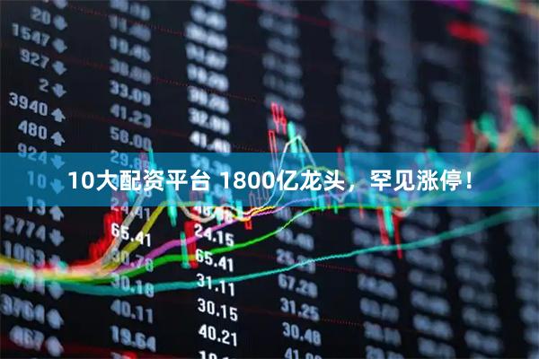 10大配资平台 1800亿龙头，罕见涨停！