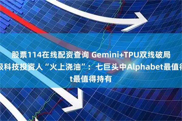股票114在线配资查询 Gemini+TPU双线破局！顶级科技投资人“火上浇油”：七巨头中Alphabet最值得持有